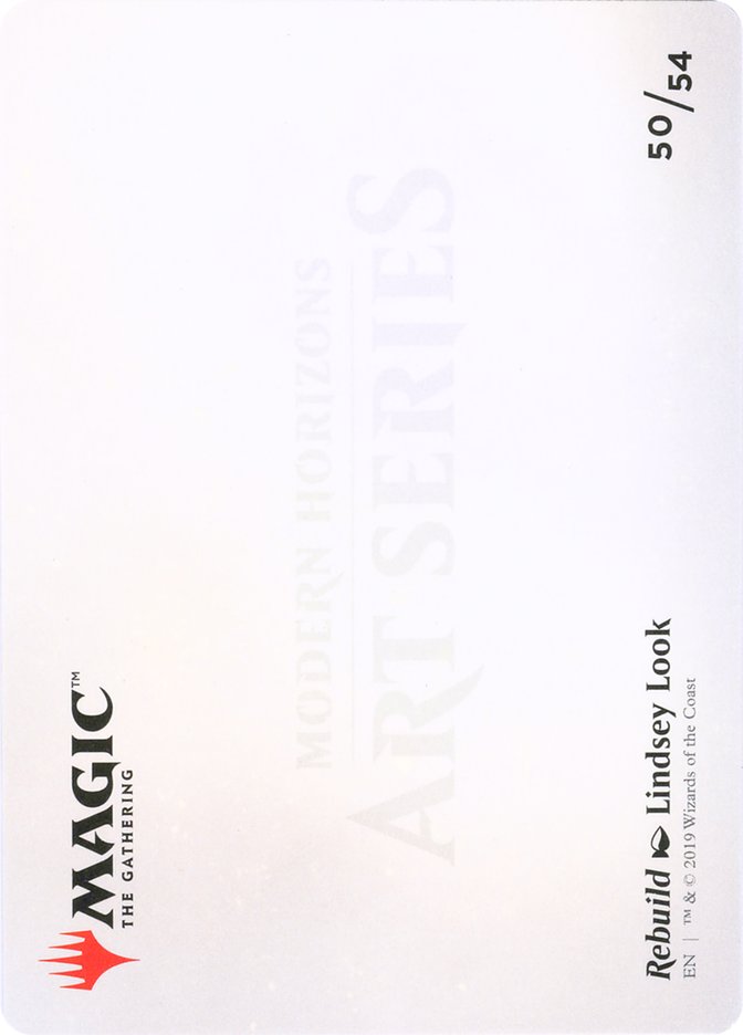 Rebuild // Rebuild [Modern Horizons Art Series] MTG Single Magic: The Gathering    | Red Claw Gaming