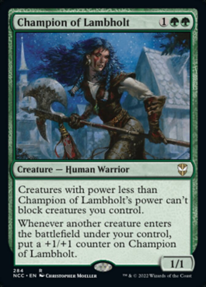 Champion of Lambholt [Streets of New Capenna Commander] MTG Single Magic: The Gathering    | Red Claw Gaming