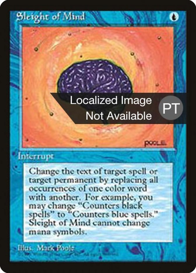 Sleight of Mind [Fourth Edition (Foreign Black Border)] MTG Single Magic: The Gathering    | Red Claw Gaming