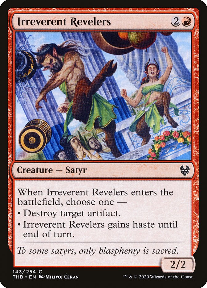 Irreverent Revelers [Theros Beyond Death] MTG Single Magic: The Gathering    | Red Claw Gaming