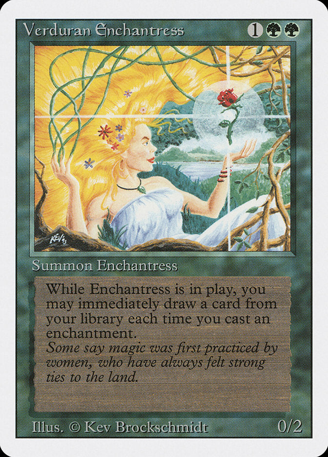 Verduran Enchantress [Revised Edition] MTG Single Magic: The Gathering    | Red Claw Gaming