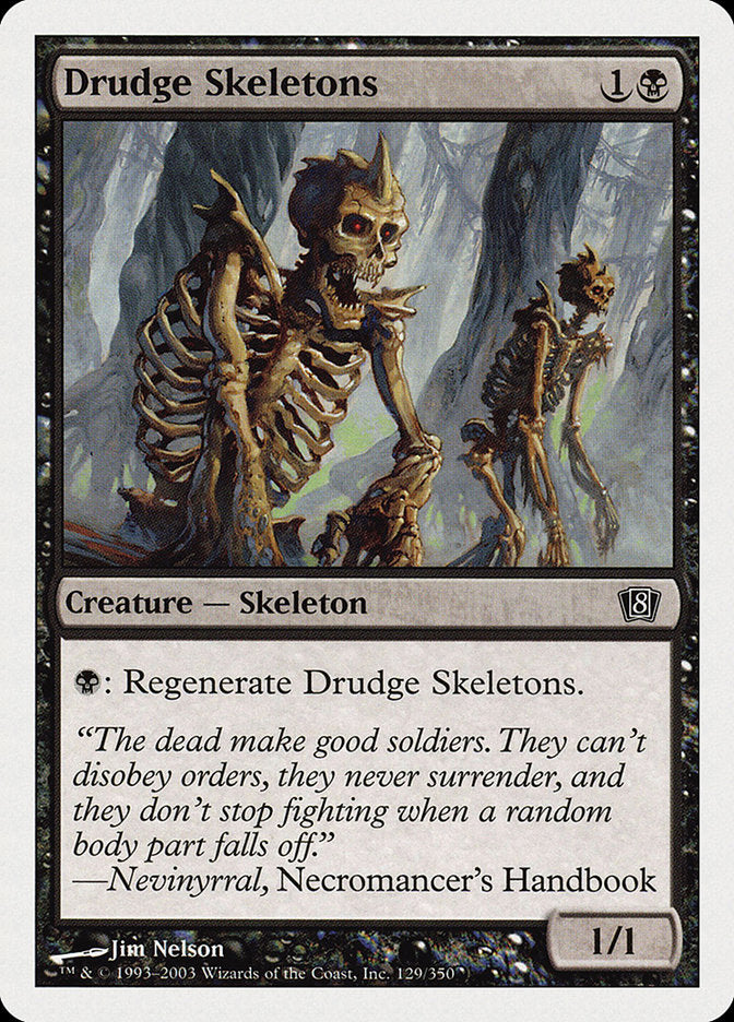 Drudge Skeletons [Eighth Edition] MTG Single Magic: The Gathering    | Red Claw Gaming
