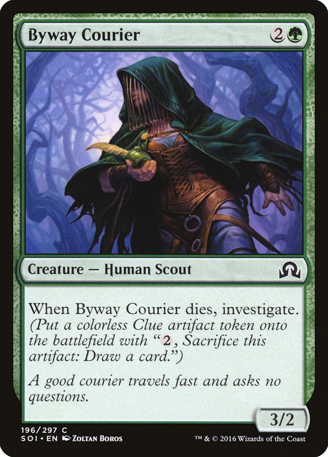 Byway Courier [Shadows over Innistrad] MTG Single Magic: The Gathering    | Red Claw Gaming