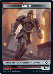 Clue (15) // Golem Double-Sided Token [Modern Horizons 2 Tokens] MTG Single Magic: The Gathering    | Red Claw Gaming
