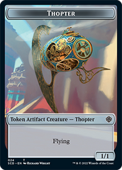 Elephant // Thopter Double-Sided Token [Starter Commander Decks] MTG Single Magic: The Gathering    | Red Claw Gaming