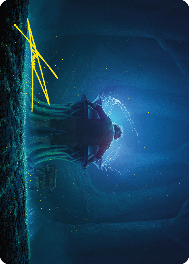 Samwise Gamgee Art Card (52/81) (Gold-Stamped Signature) [The Lord of the Rings: Tales of Middle-earth Art Series] MTG Single Magic: The Gathering    | Red Claw Gaming