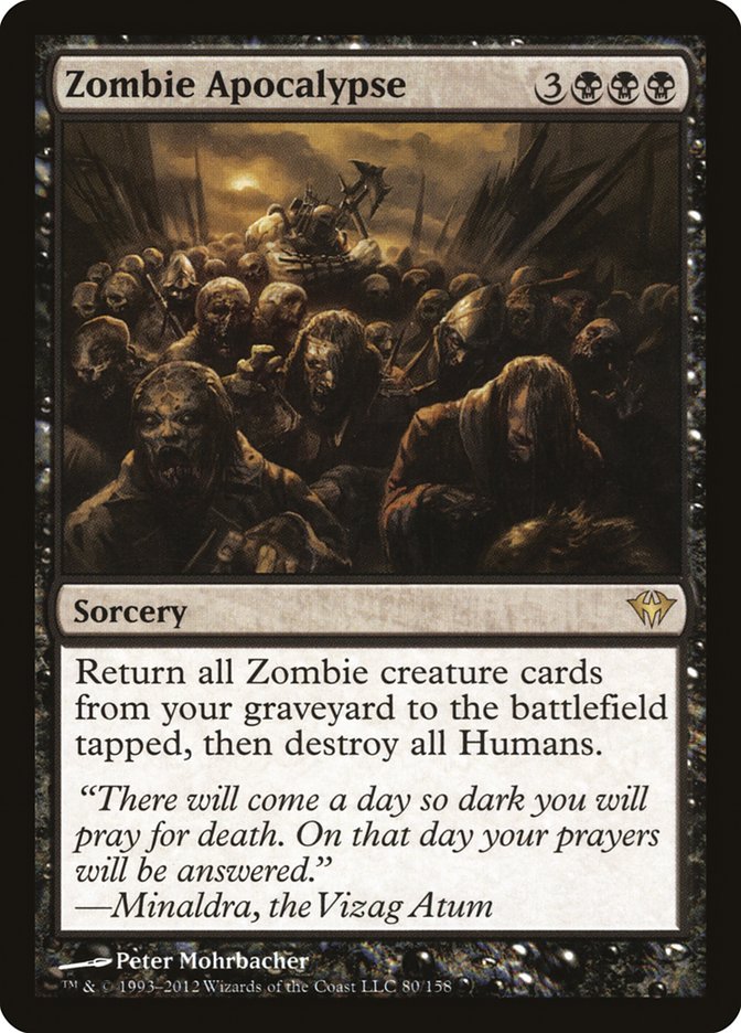 Zombie Apocalypse [Dark Ascension] MTG Single Magic: The Gathering    | Red Claw Gaming