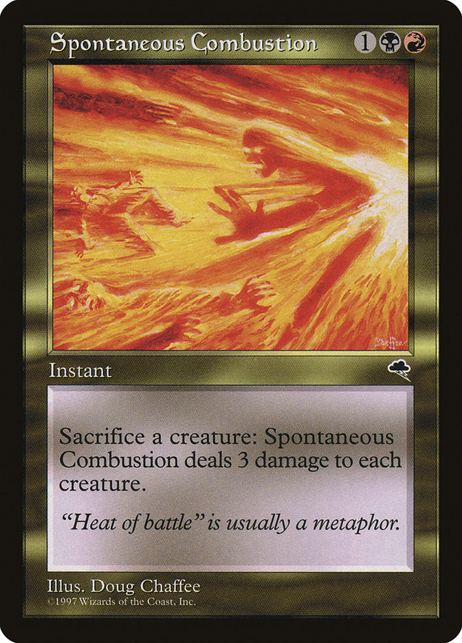 Spontaneous Combustion [Tempest] MTG Single Magic: The Gathering    | Red Claw Gaming