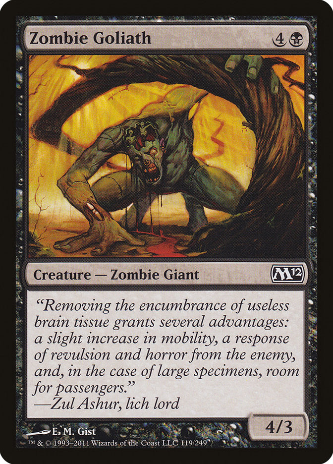 Zombie Goliath [Magic 2012] MTG Single Magic: The Gathering    | Red Claw Gaming