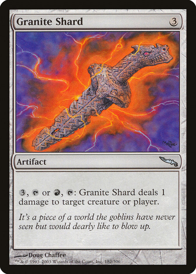 Granite Shard [Mirrodin] MTG Single Magic: The Gathering    | Red Claw Gaming