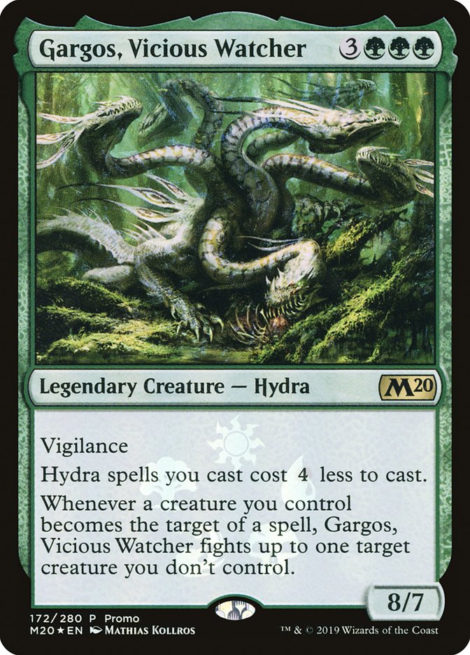 Gargos, Vicious Watcher [Resale Promos] MTG Single Magic: The Gathering    | Red Claw Gaming