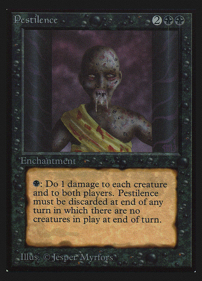 Pestilence [International Collectors' Edition] MTG Single Magic: The Gathering    | Red Claw Gaming