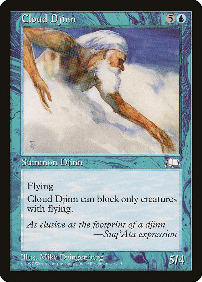 Cloud Djinn [Weatherlight] MTG Single Magic: The Gathering    | Red Claw Gaming