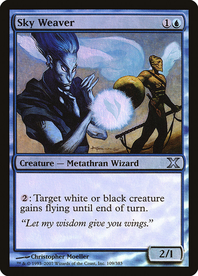 Sky Weaver (Premium Foil) [Tenth Edition] MTG Single Magic: The Gathering    | Red Claw Gaming