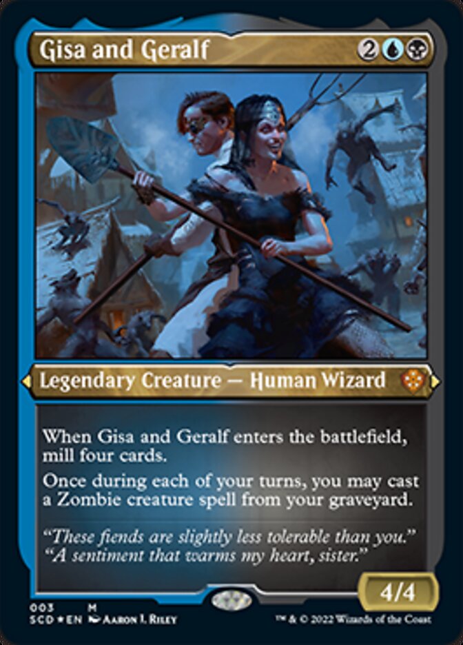 Gisa and Geralf (Foil Etched) [Starter Commander Decks] MTG Single Magic: The Gathering    | Red Claw Gaming