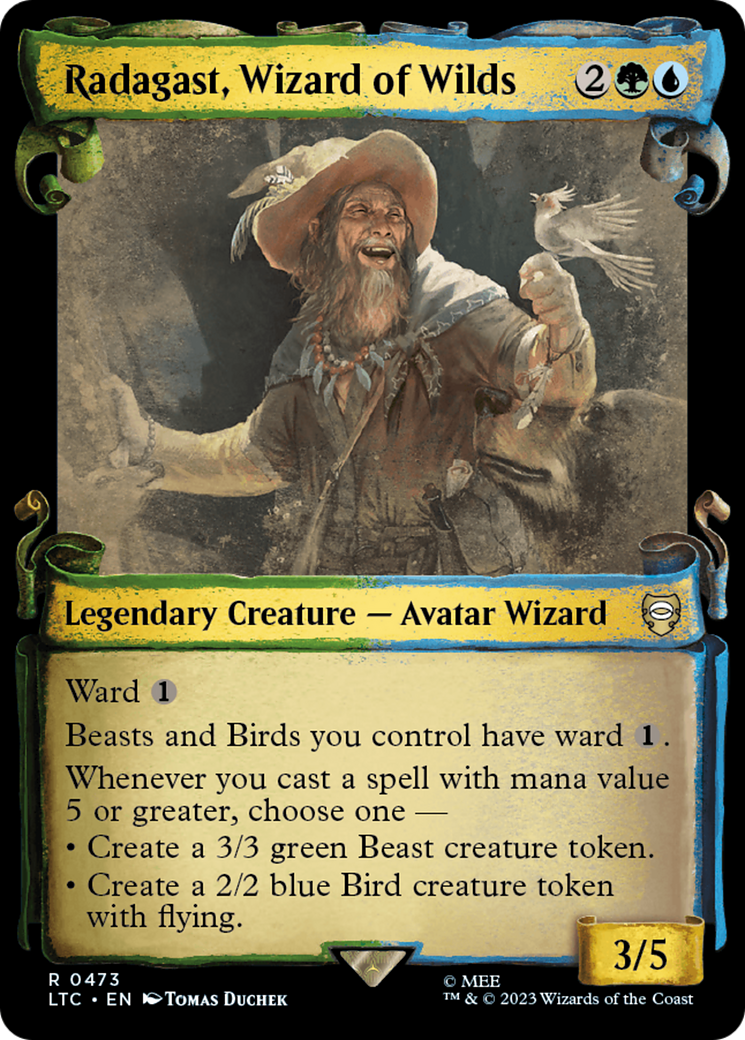 Radagast, Wizard of Wilds [The Lord of the Rings: Tales of Middle-Earth Commander Showcase Scrolls] MTG Single Magic: The Gathering    | Red Claw Gaming