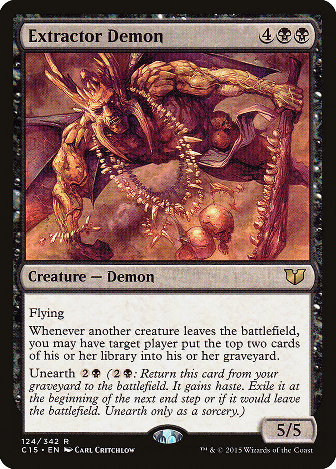 Extractor Demon [Commander 2015] MTG Single Magic: The Gathering    | Red Claw Gaming