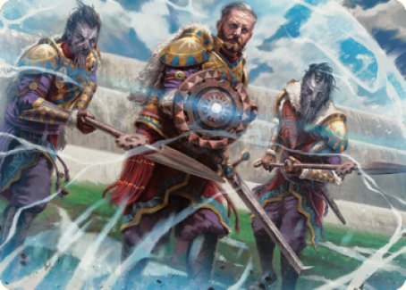 Argivian Phalanx Art Card [Dominaria United Art Series] MTG Single Magic: The Gathering    | Red Claw Gaming