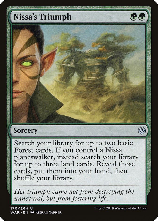 Nissa's Triumph [War of the Spark] MTG Single Magic: The Gathering    | Red Claw Gaming