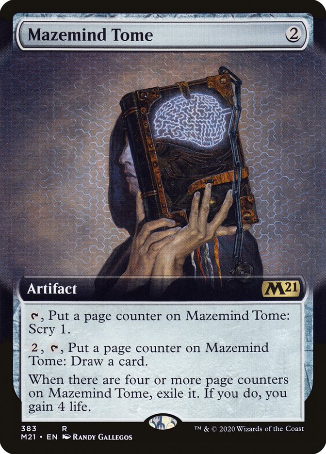 Mazemind Tome (Extended Art) [Core Set 2021] MTG Single Magic: The Gathering    | Red Claw Gaming