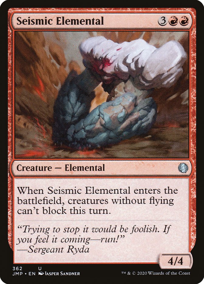Seismic Elemental [Jumpstart] MTG Single Magic: The Gathering    | Red Claw Gaming