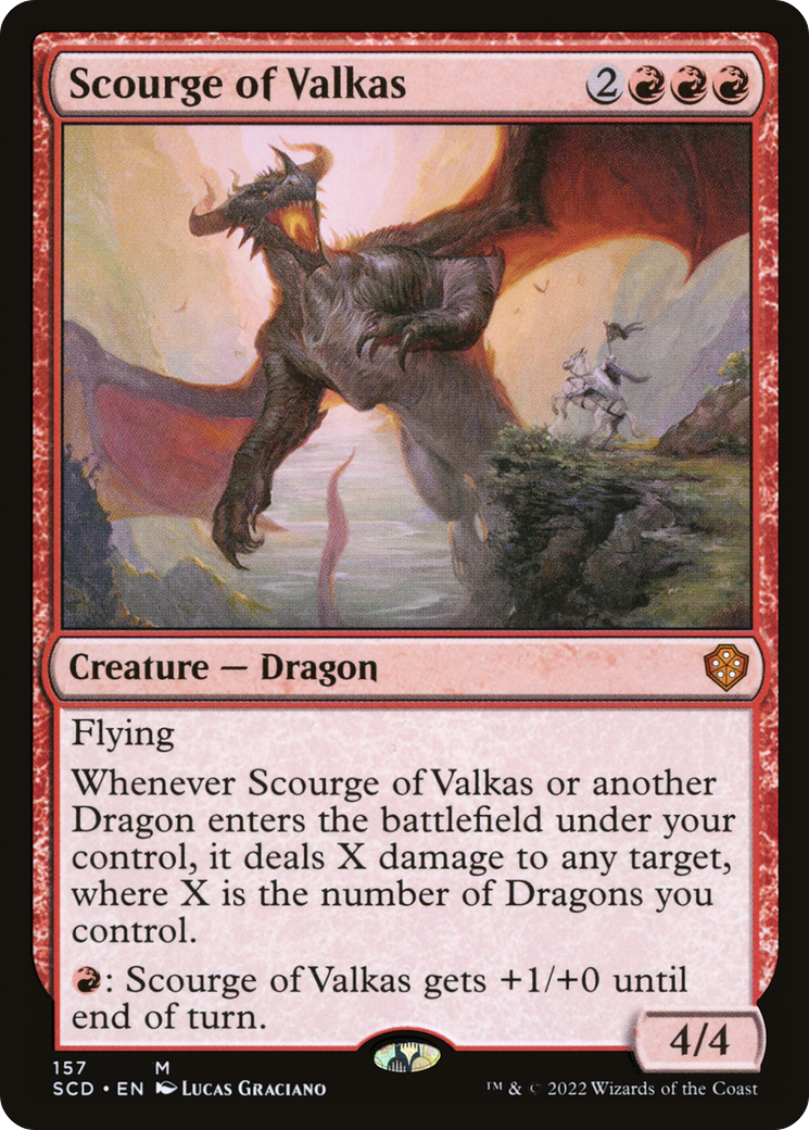 Scourge of Valkas [Starter Commander Decks] MTG Single Magic: The Gathering    | Red Claw Gaming