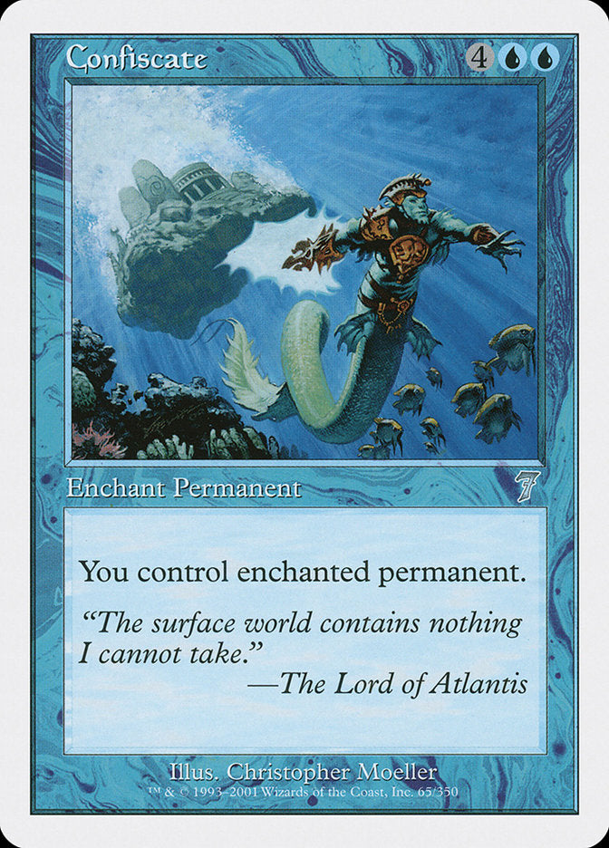 Confiscate [Seventh Edition] MTG Single Magic: The Gathering    | Red Claw Gaming