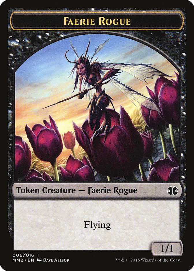 Faerie Rogue Token [Modern Masters 2015 Tokens] MTG Single Magic: The Gathering    | Red Claw Gaming