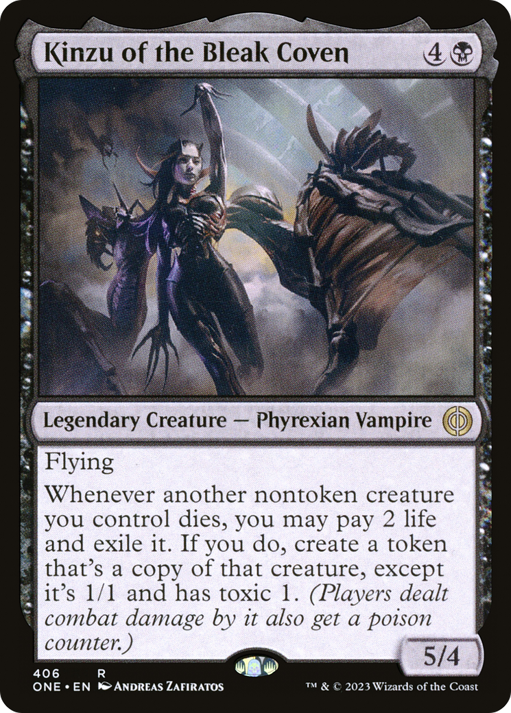 Kinzu of the Bleak Coven [Phyrexia: All Will Be One] MTG Single Magic: The Gathering    | Red Claw Gaming