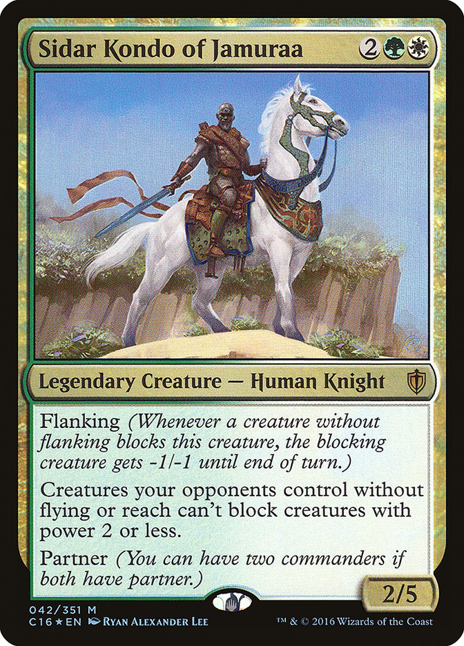 Sidar Kondo of Jamuraa [Commander 2016] MTG Single Magic: The Gathering    | Red Claw Gaming