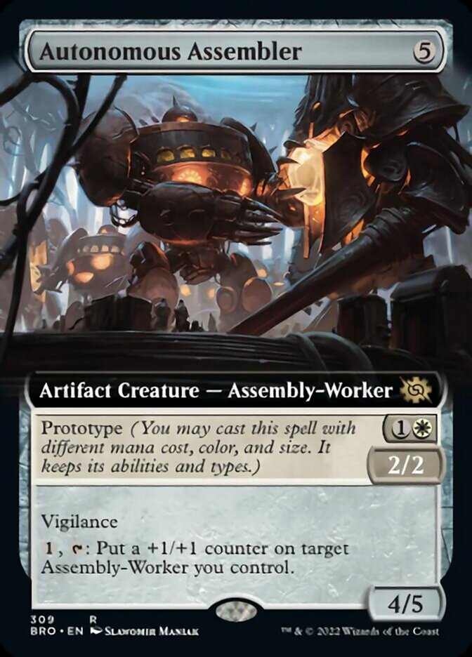 Autonomous Assembler (Extended Art) [The Brothers' War] MTG Single Magic: The Gathering    | Red Claw Gaming