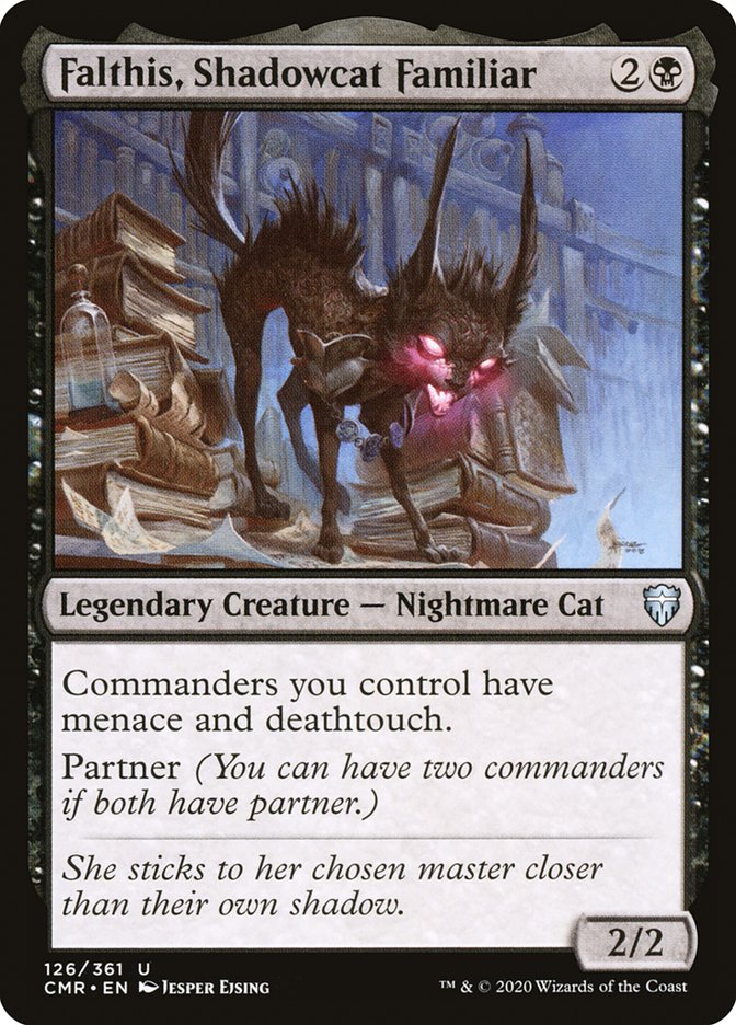 Falthis, Shadowcat Familiar [Commander Legends] MTG Single Magic: The Gathering    | Red Claw Gaming