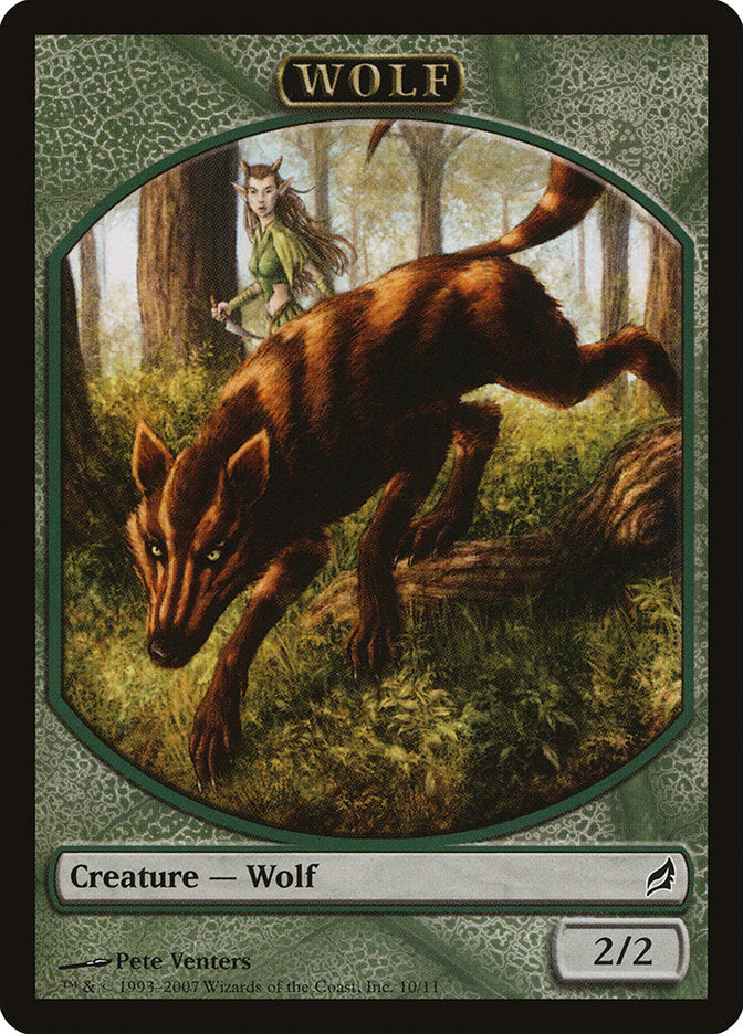 Wolf Token [Lorwyn Tokens] MTG Single Magic: The Gathering    | Red Claw Gaming