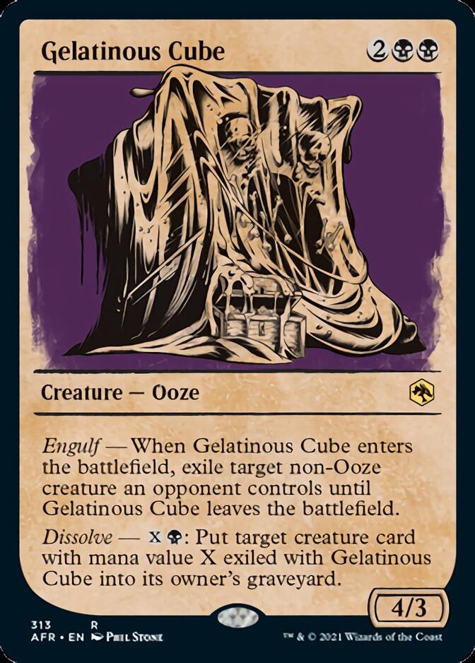 Gelatinous Cube (Showcase) [Dungeons & Dragons: Adventures in the Forgotten Realms] MTG Single Magic: The Gathering    | Red Claw Gaming