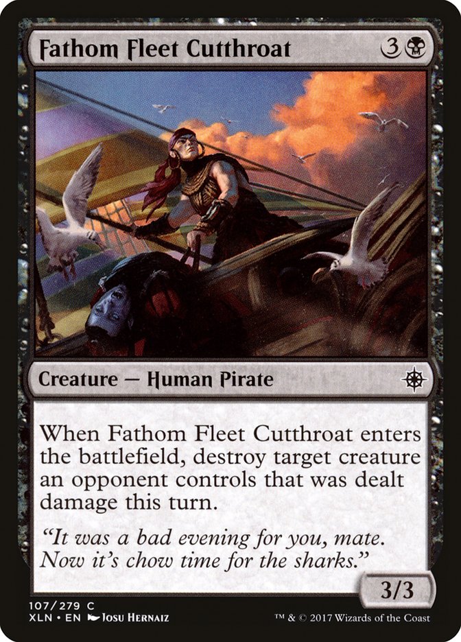 Fathom Fleet Cutthroat [Ixalan] MTG Single Magic: The Gathering    | Red Claw Gaming