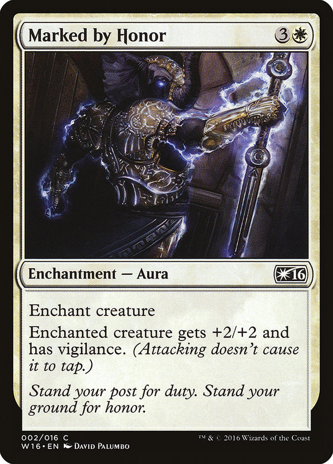 Marked by Honor [Welcome Deck 2016] MTG Single Magic: The Gathering    | Red Claw Gaming
