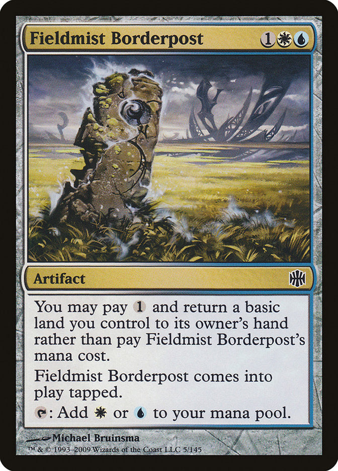 Fieldmist Borderpost [Alara Reborn] MTG Single Magic: The Gathering    | Red Claw Gaming