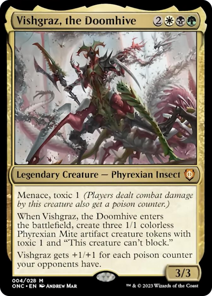 Vishgraz, the Doomhive [Phyrexia: All Will Be One Commander] MTG Single Magic: The Gathering    | Red Claw Gaming