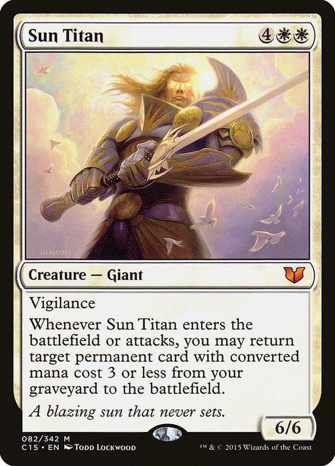 Sun Titan [Commander 2015] MTG Single Magic: The Gathering    | Red Claw Gaming