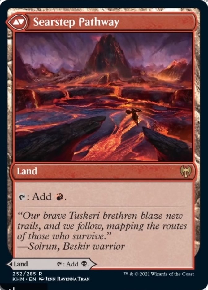 Blightstep Pathway // Searstep Pathway [Kaldheim] MTG Single Magic: The Gathering    | Red Claw Gaming