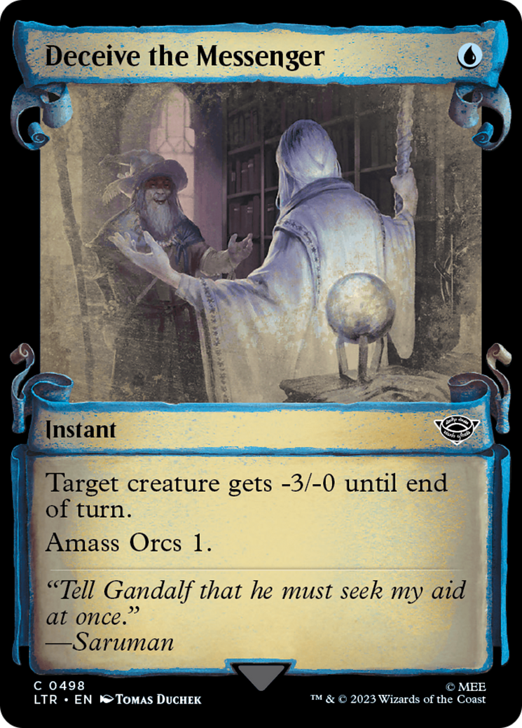 Deceive the Messenger [The Lord of the Rings: Tales of Middle-Earth Showcase Scrolls] MTG Single Magic: The Gathering    | Red Claw Gaming