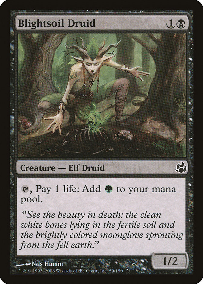 Blightsoil Druid [Morningtide] MTG Single Magic: The Gathering    | Red Claw Gaming