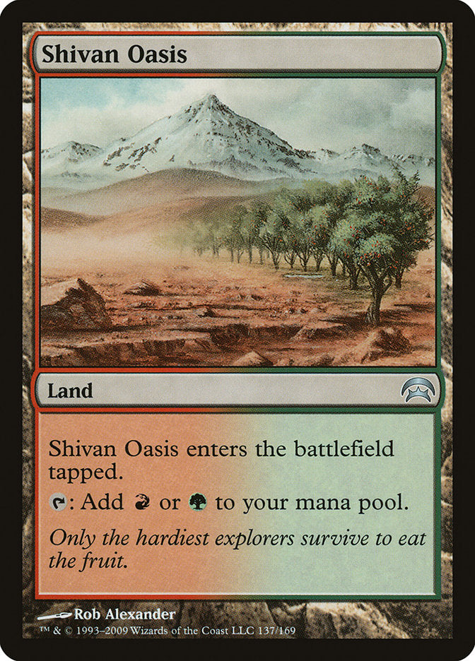 Shivan Oasis [Planechase] MTG Single Magic: The Gathering    | Red Claw Gaming