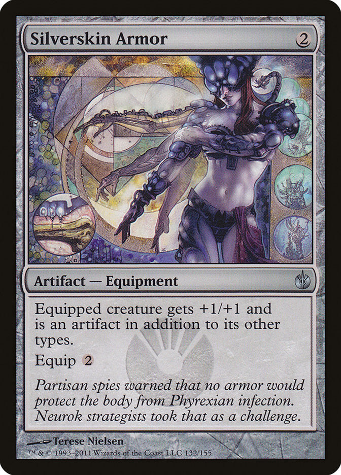 Silverskin Armor [Mirrodin Besieged] MTG Single Magic: The Gathering    | Red Claw Gaming