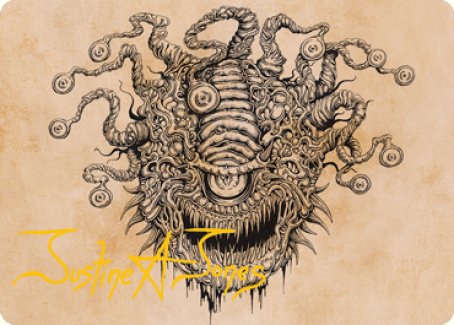 Baleful Beholder (Showcase) Art Card (Gold-Stamped Signature) [Dungeons & Dragons: Adventures in the Forgotten Realms Art Series] MTG Single Magic: The Gathering    | Red Claw Gaming