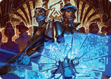 Contractual Safeguard Art Card [Streets of New Capenna Art Series] MTG Single Magic: The Gathering    | Red Claw Gaming