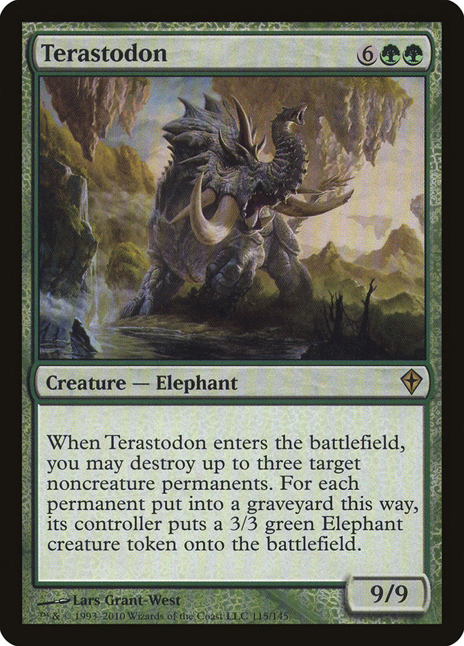 Terastodon [Worldwake] MTG Single Magic: The Gathering    | Red Claw Gaming