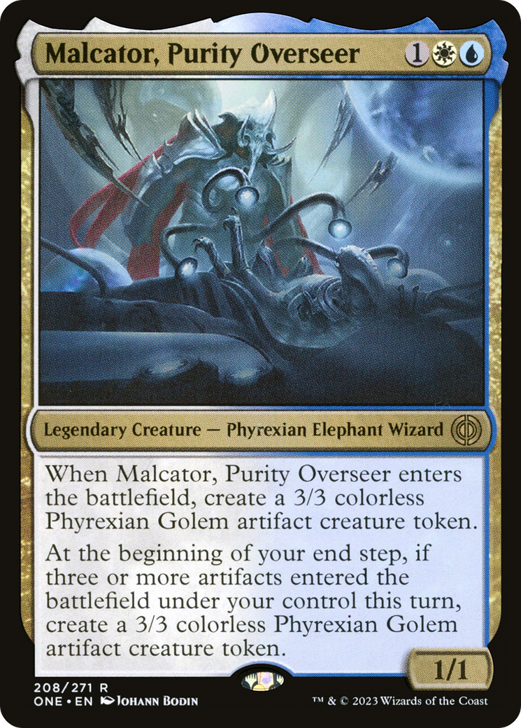 Malcator, Purity Overseer [Phyrexia: All Will Be One] MTG Single Magic: The Gathering    | Red Claw Gaming