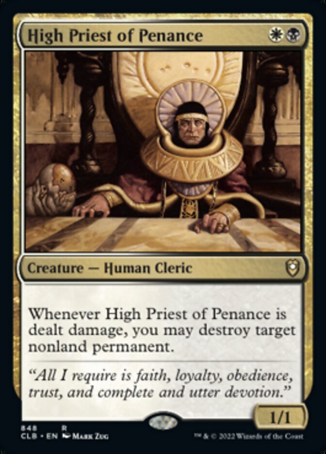 High Priest of Penance [Commander Legends: Battle for Baldur's Gate] MTG Single Magic: The Gathering    | Red Claw Gaming