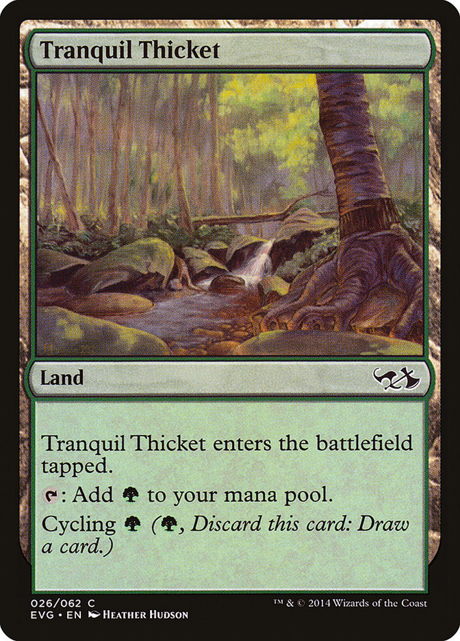 Tranquil Thicket (Elves vs. Goblins) [Duel Decks Anthology] MTG Single Magic: The Gathering    | Red Claw Gaming